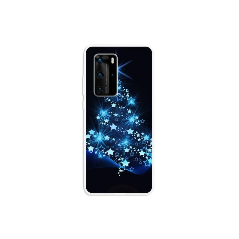 Gél borítás mmCase a Huawei P40 Pro számára - karácsonyfa