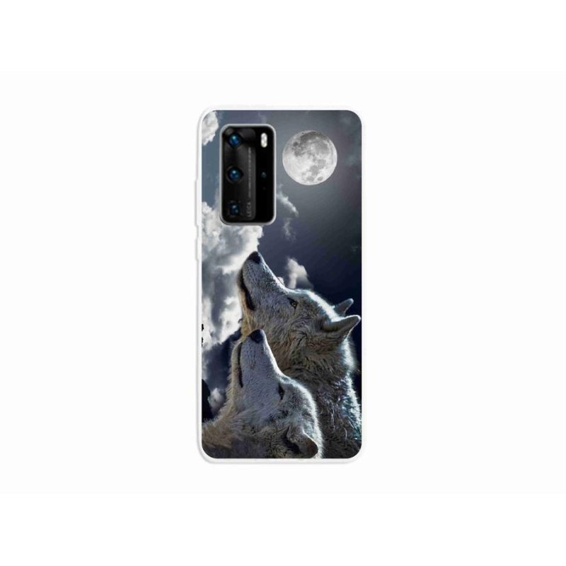 Gél borítás mmCase a Huawei P40 Pro készülékhez - farkasok