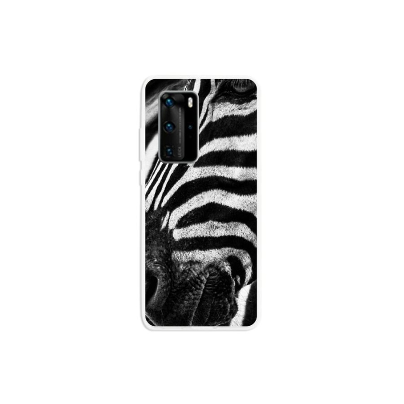 Gél borítás mmCase a Huawei P40 Pro készülékhez - zebra