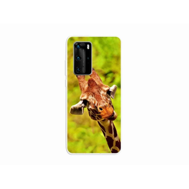 Gél borítás mmCase a Huawei P40 Pro készülékhez - zsiráf