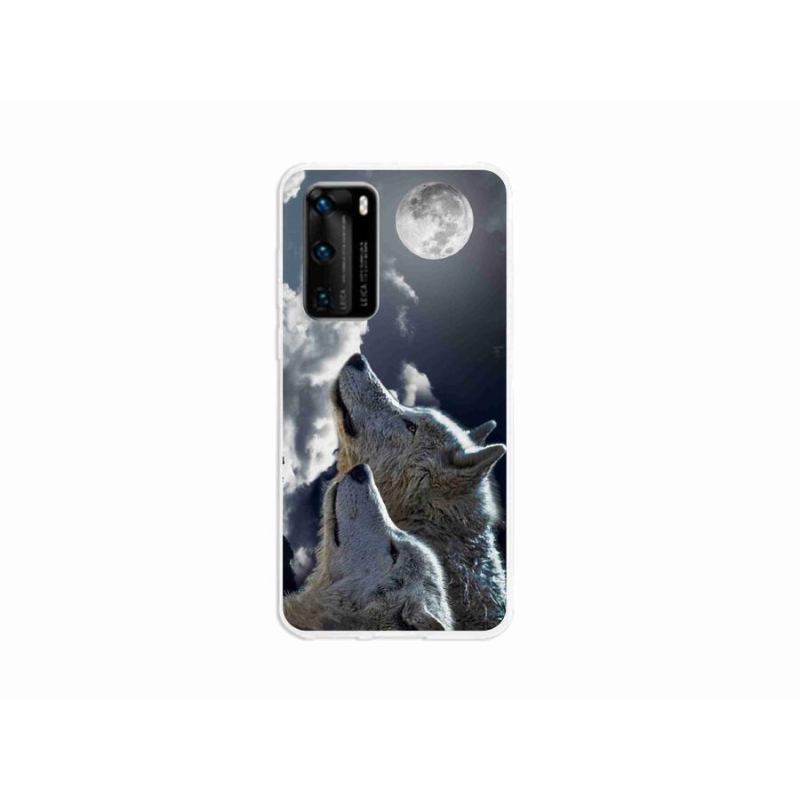 Gél borítás mmCase a Huawei P40 készülékhez - farkasok