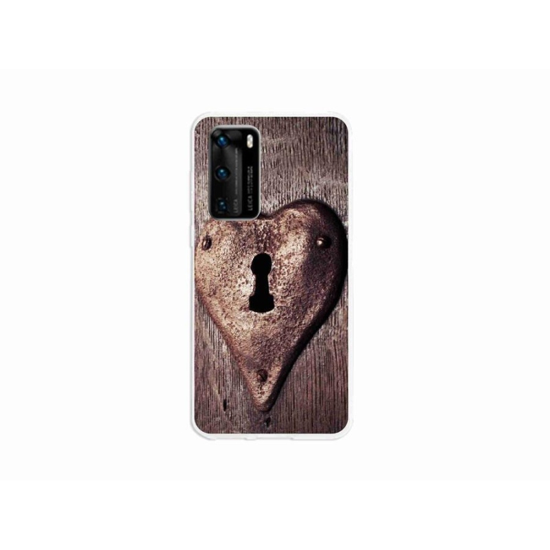 Gél borítás mmCase a Huawei P40 készülékhez - szív alakú zár