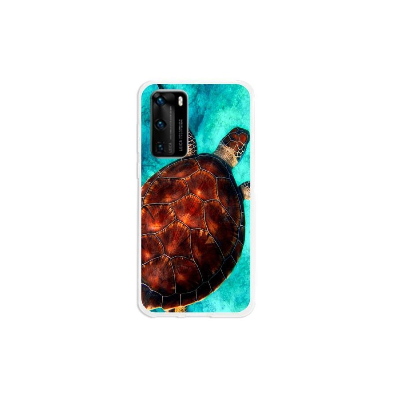 Gél borítás mmCase mobil Huawei P40 - teknősbéka