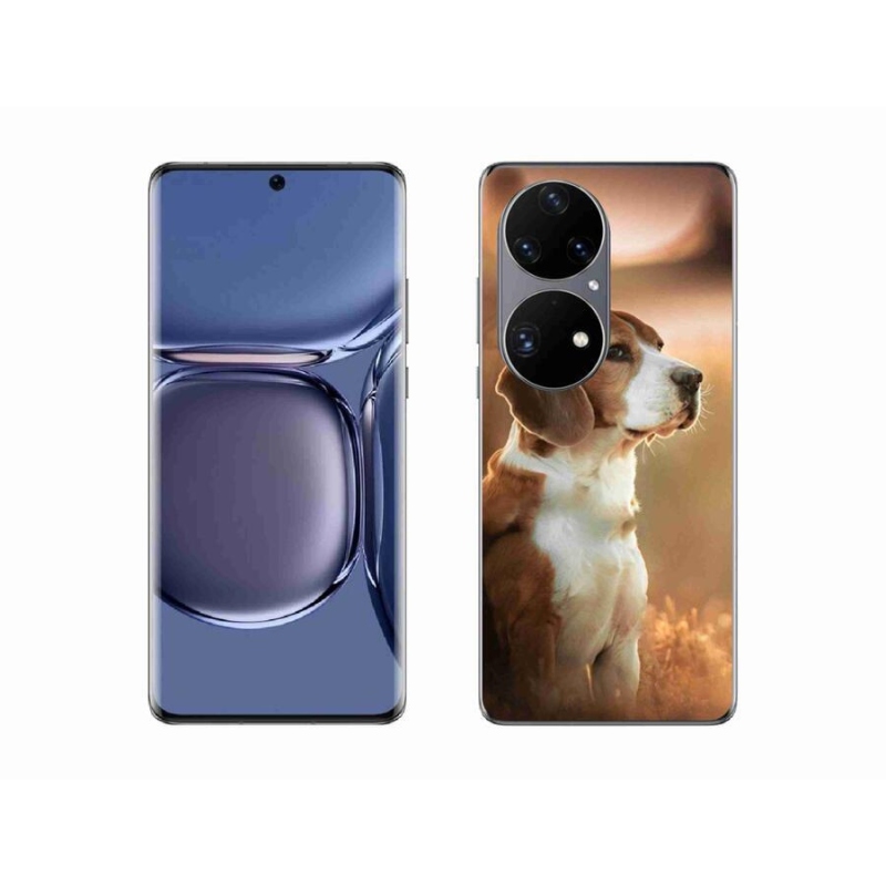 Gél borítás mmCase a Huawei P50 Pro készülékhez - bézs színű