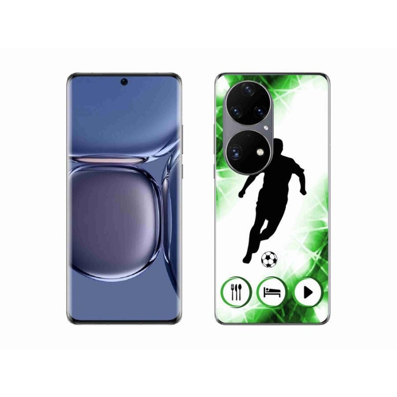 Gél borítás mmCase a Huawei P50 Pro számára - focista