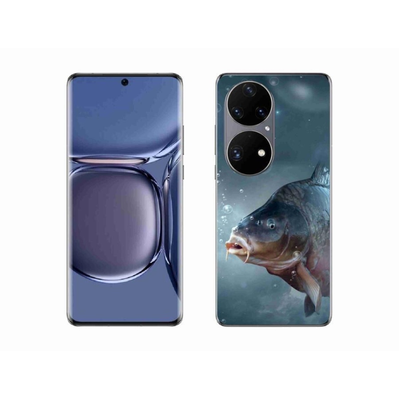 Gél borítás mmCase a Huawei P50 Pro számára - ponty és buborékok