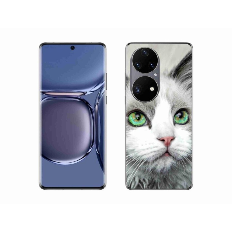 Gél borítás mmCase a Huawei P50 Pro számára - macskaszem