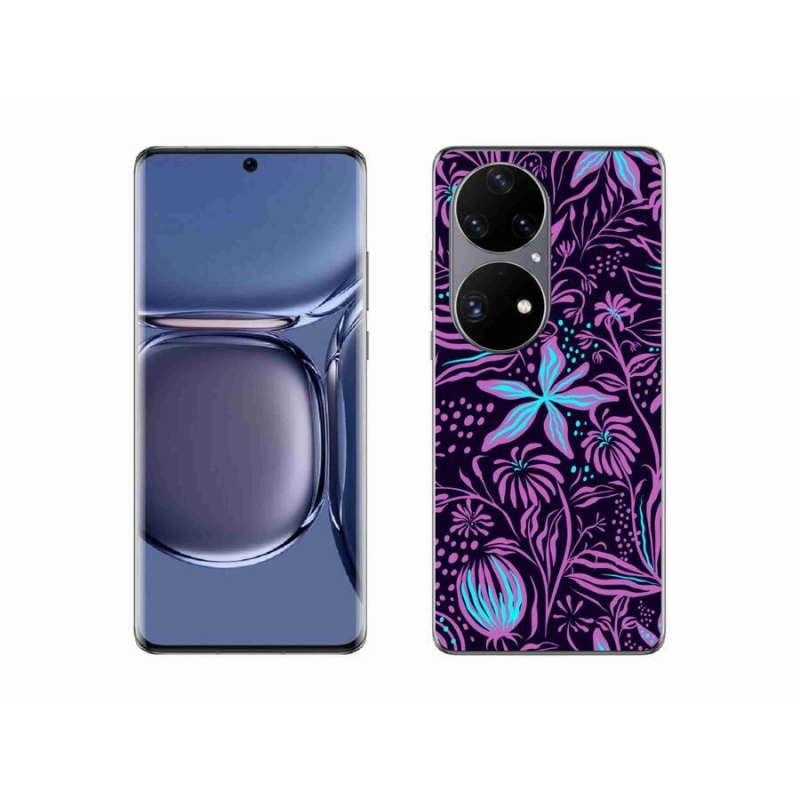 Gél borító mmCase a mobil Huawei P50 Pro - virágok 2