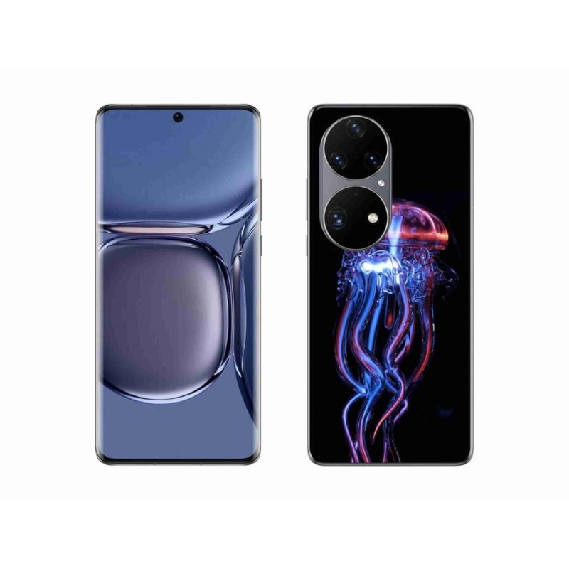 Zselés borítás mmCase a Huawei P50 Pro készülékhez - medúza