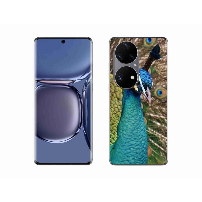 Zselés tok mmCase a Huawei P50 Pro készülékhez - páva