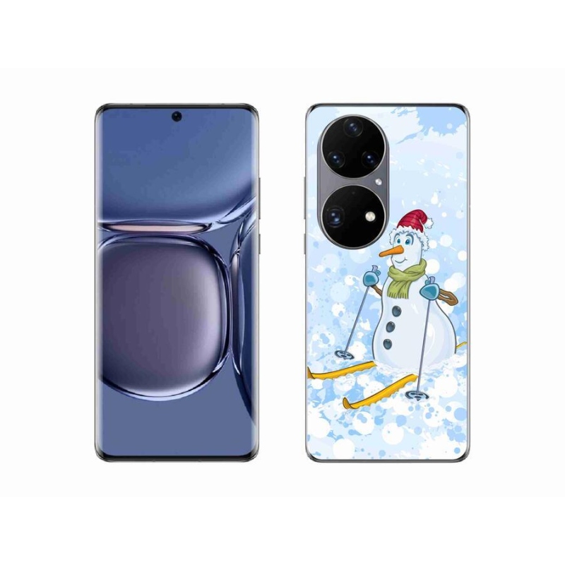 Gél borítás mmCase a Huawei P50 Pro készülékhez - hóember