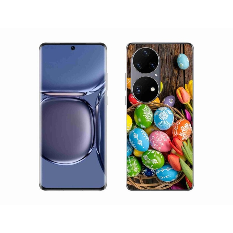 Gél borítás mmCase a Huawei P50 Pro készülékhez - Húsvéti tojás