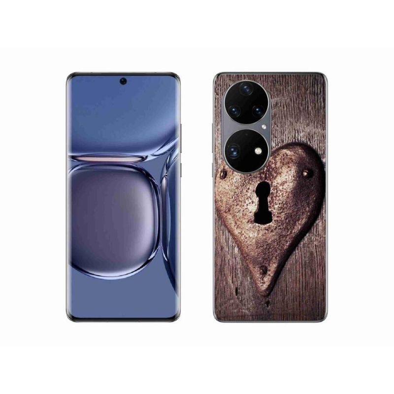Gél borító mmCase a Huawei P50 Pro készülékhez - szív alakú zár