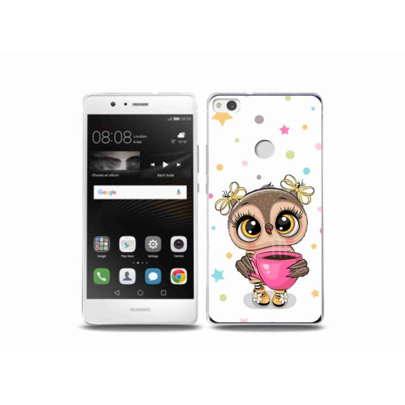 Gél borító mmCase a Huawei P9 Lite (2017) - rajzfilm bagolyhoz
