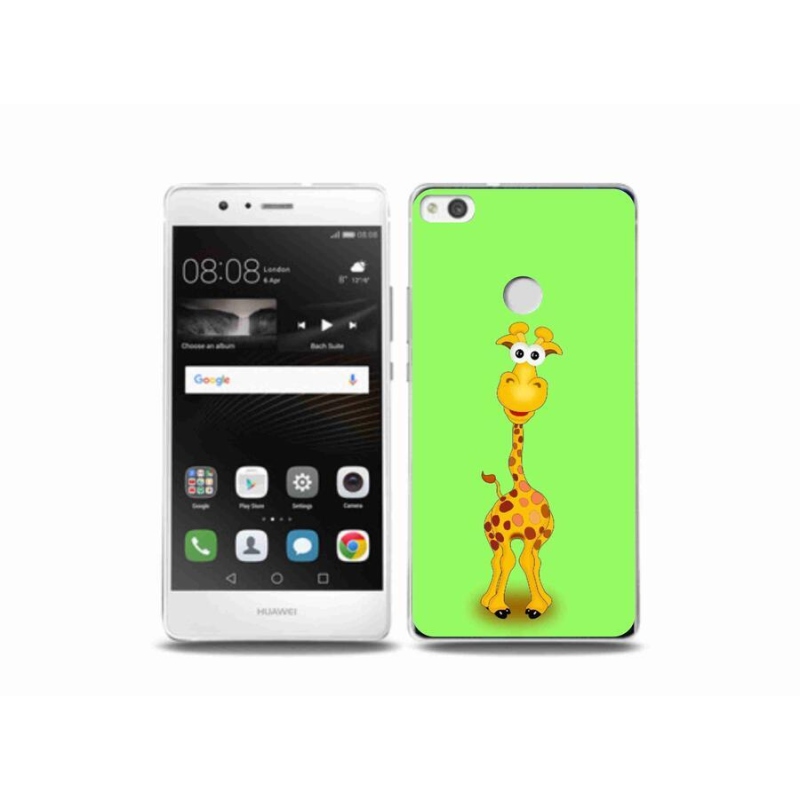 Gél borítás mmCase a Huawei P9 Lite (2017) - rajzfilm zsiráfhoz