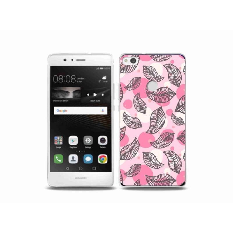 Gél borítás mmCase a Huawei P9 Lite (2017) - rajzfilmes hulló levelek