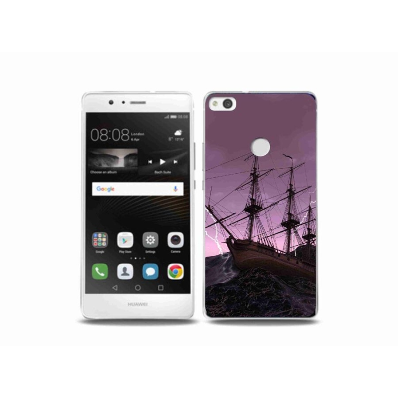 Gél borítás mmCase a Huawei P9 Lite (2017) számára - hajó a viharban