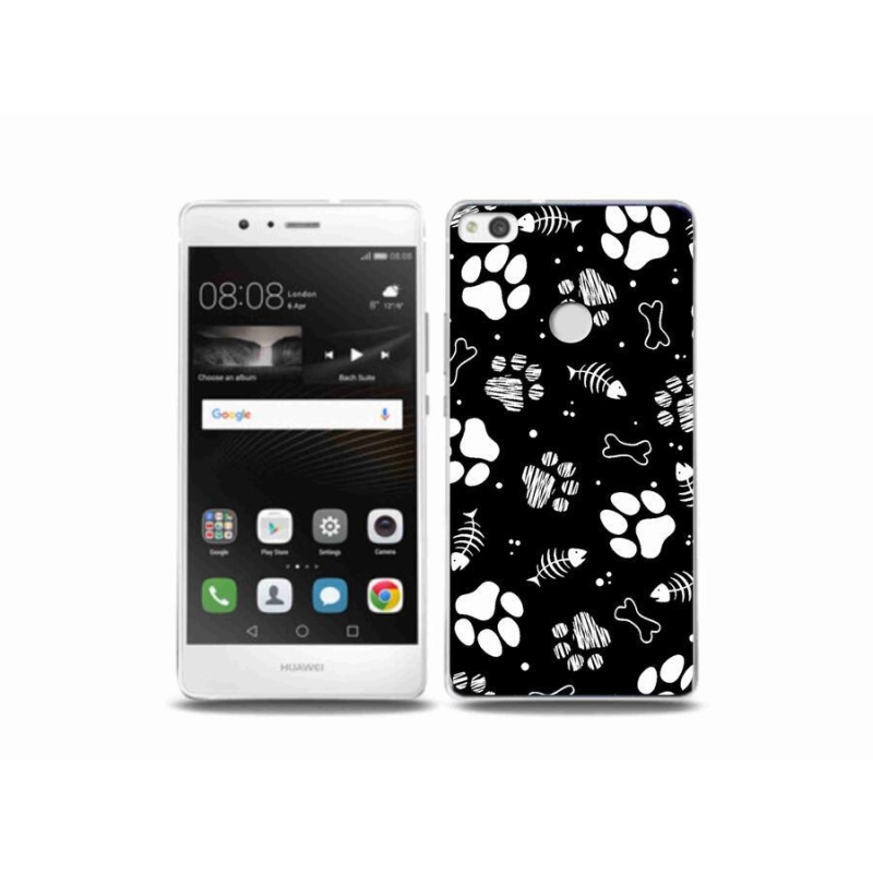 Gél borítás mmCase a Huawei P9 Lite (2017) - kutyamancsok számára