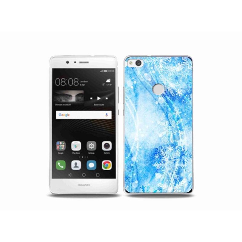 Gél borítás mmCase a Huawei P9 Lite (2017) - hópelyhekhez
