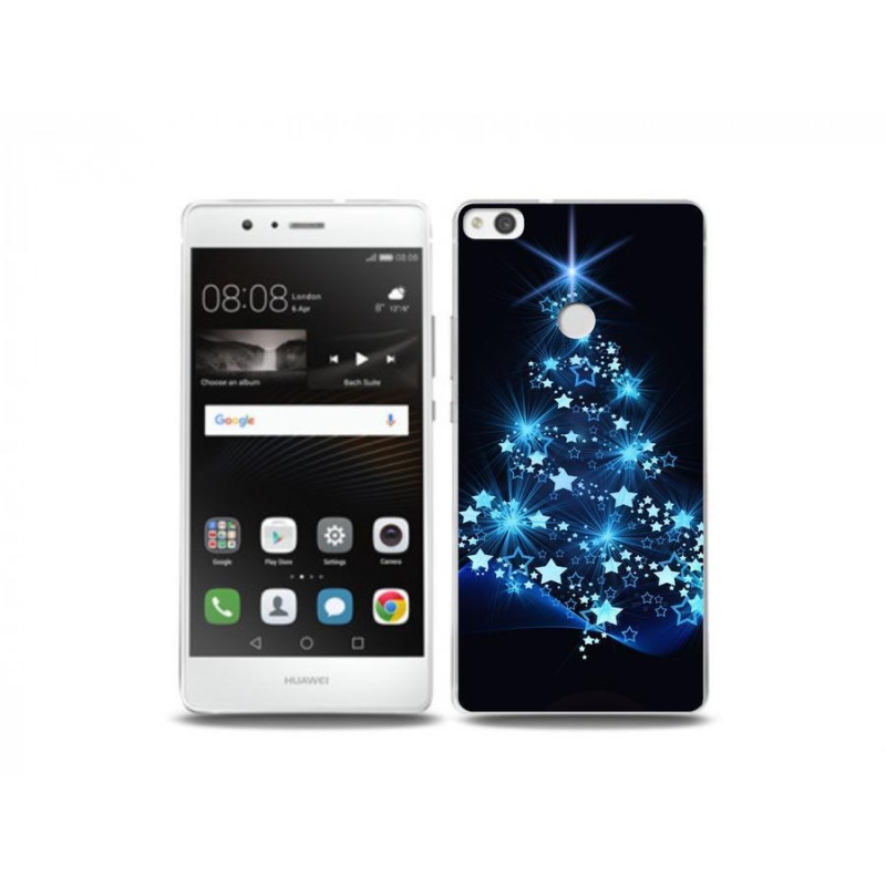 Gél borító mmCase a Huawei P9 Lite (2017) - karácsonyfa számára
