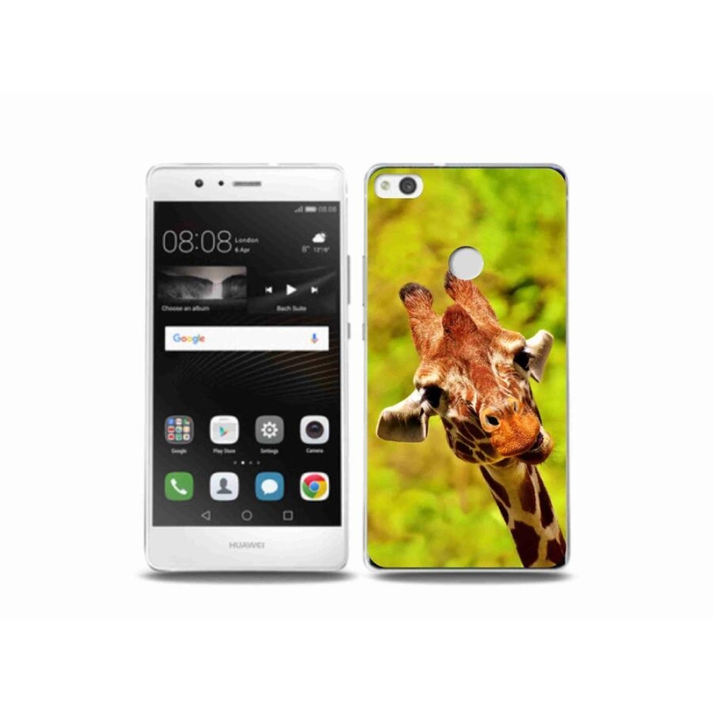 Gél borítás mmCase a Huawei P9 Lite (2017) - zsiráfhoz