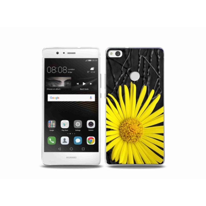 Gél borítás mmCase a Huawei P9 Lite (2017) - sárga virág