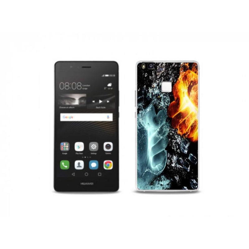 Gél borítás mmCase a Huawei P9 Lite számára - víz és tűz