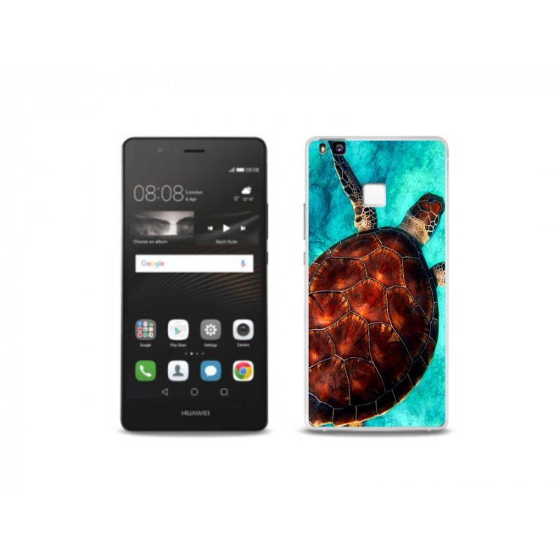 Gél borítás mmCase mobil Huawei P9 Lite - teknős - teknősbéka