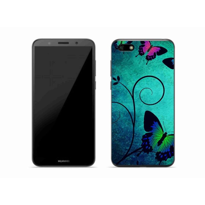 Gél borító mmCase mobiltelefonhoz Huawei Y5 (2018) - színes pillangók