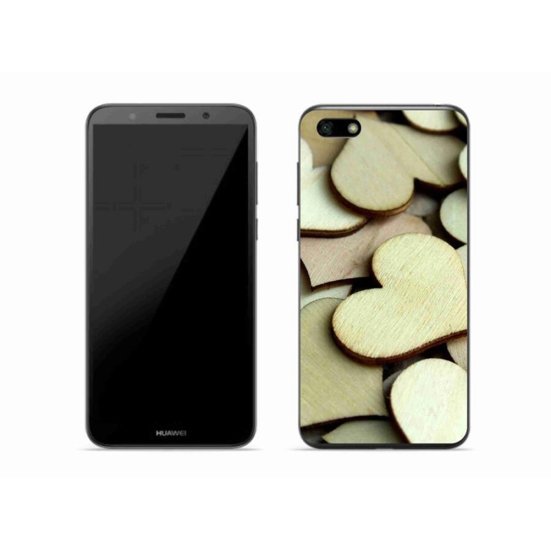 Gél borító mmCase a Huawei Y5 (2018) - fa szívek számára