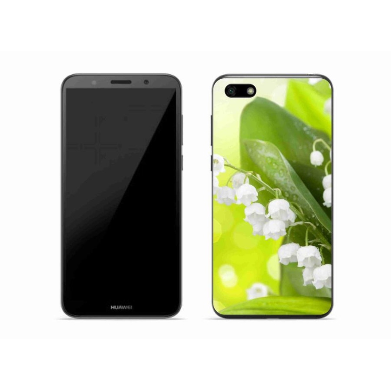 Gél borító mmCase a mobil Huawei Y5 (2018) - lily of the valley (gyöngyvirág) számára