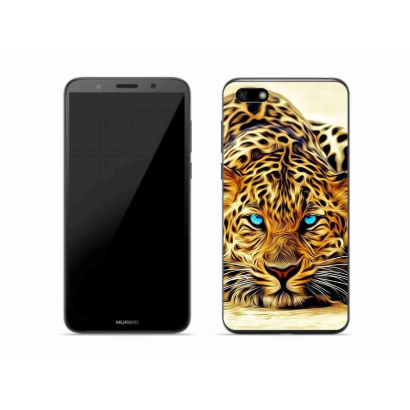 Gél borító mmCase a mobil Huawei Y5 (2018) - rajzfilm tigrishez
