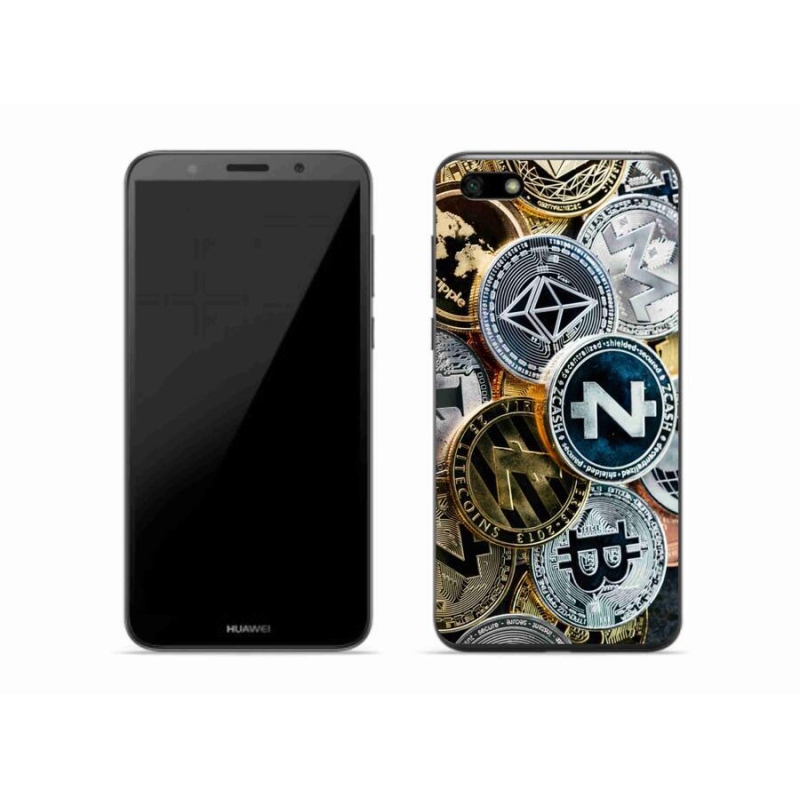 Gél borító mmCase a Huawei Y5 (2018) - kriptovalutákhoz