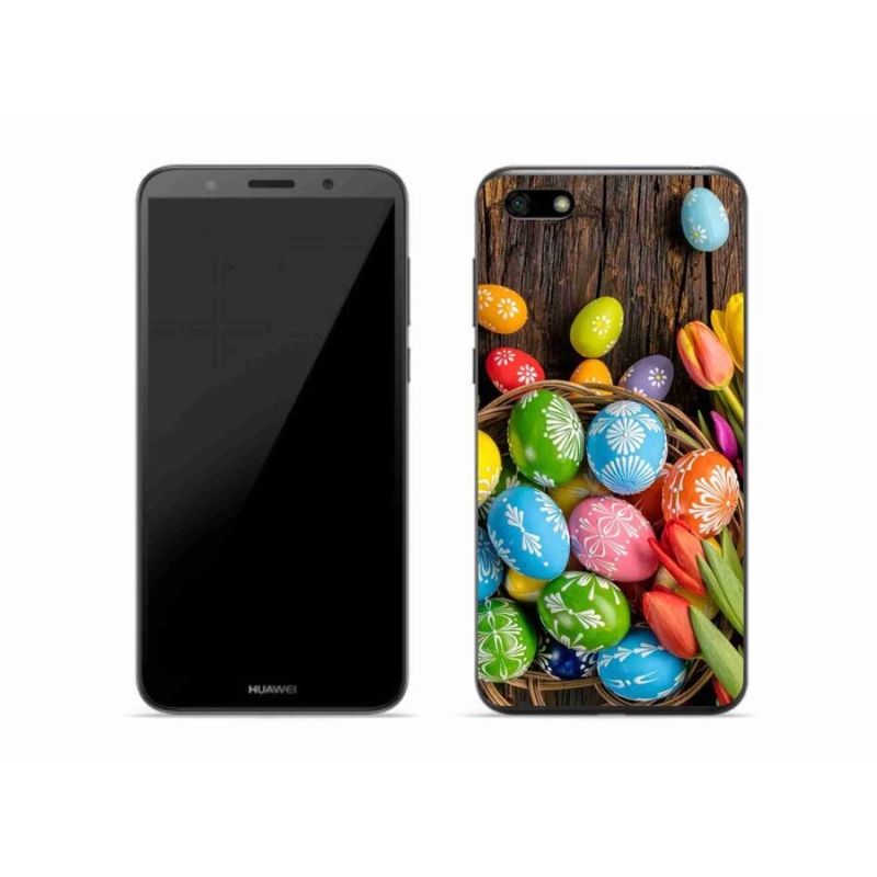 Gél borítás mmCase a Huawei Y5 (2018) - Húsvéti tojások