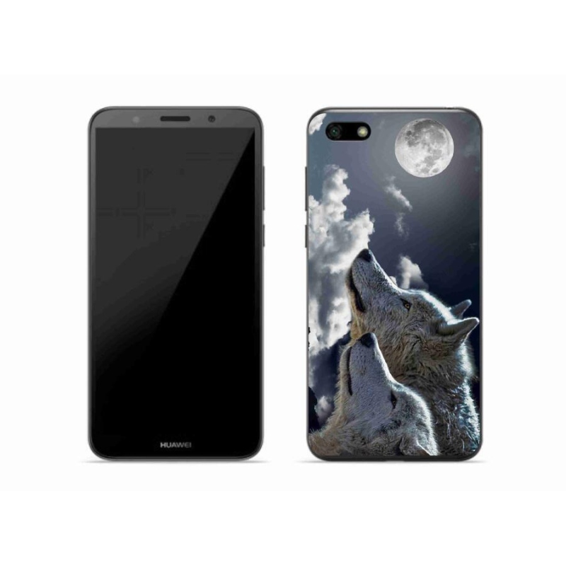 Gél borítás mmCase a Huawei Y5 (2018) - farkasok számára