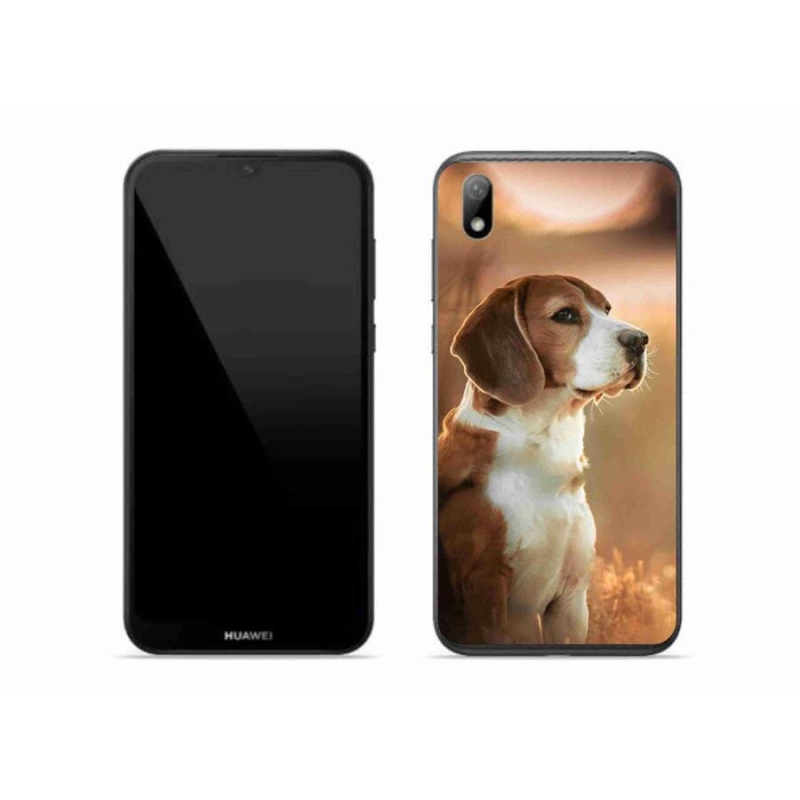 Gél borítás mmCase a Huawei Y5 (2019) készülékhez - bézs színű