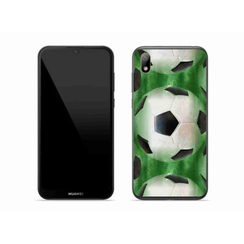 Gél borító mmCase mobil Huawei Y5 (2019) - focilabda