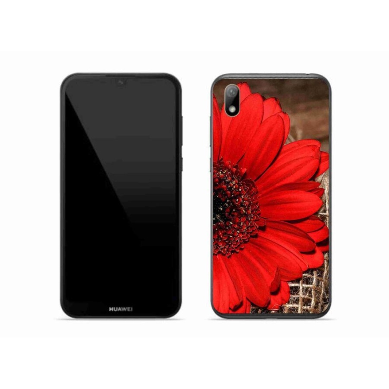 Gél borítás mmCase a Huawei Y5 (2019) számára - gerbera