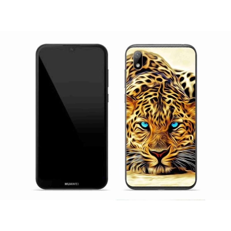 Gél borító mmCase a mobil Huawei Y5 (2019) - rajzfilm tigrishez