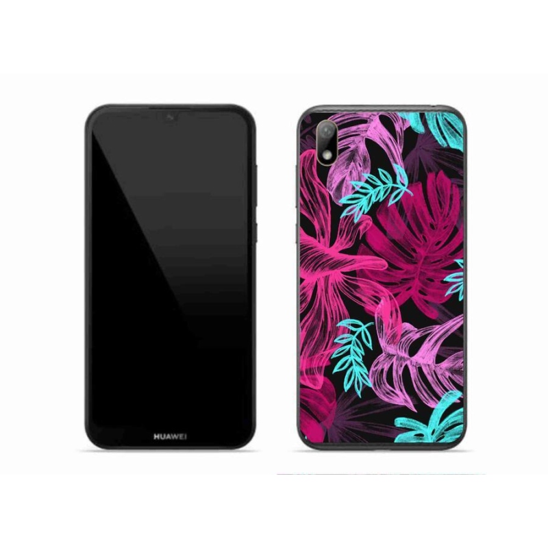 Gél borító mmCase a mobil Huawei Y5 (2019) - virágok 1