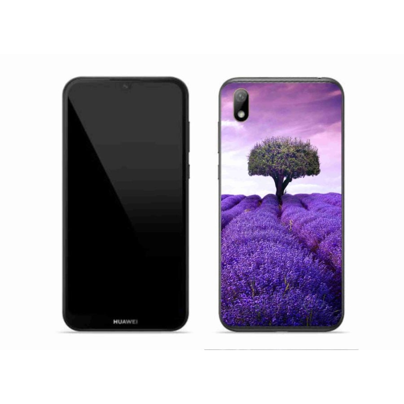 Gél borítás mmCase a Huawei Y5 (2019) - levendula rét