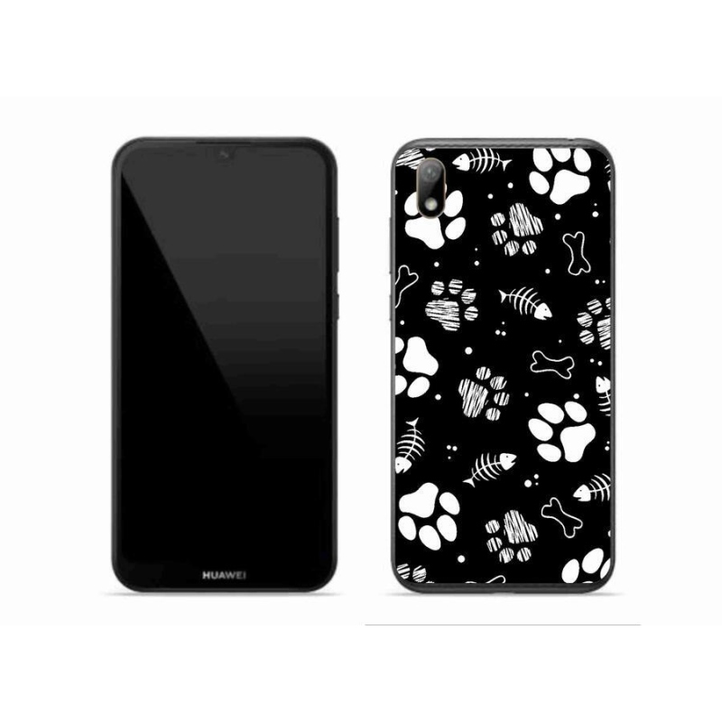Gél borító mmCase a Huawei Y5 (2019) - kutyamancsok számára