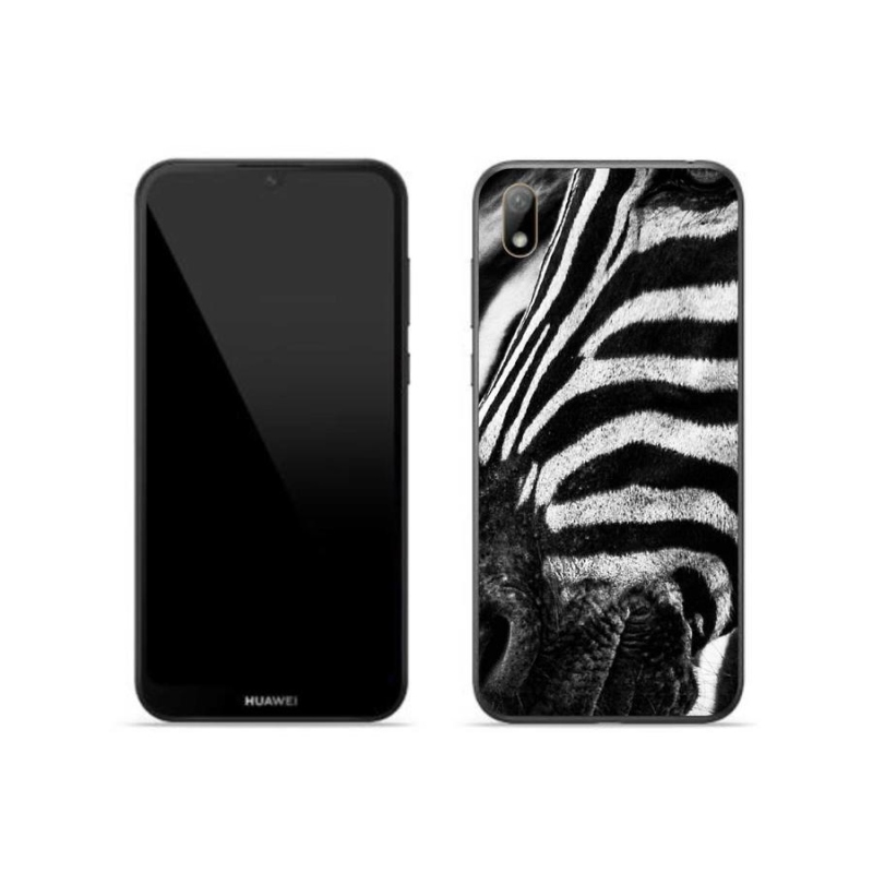 Gél borító mmCase a Huawei Y5 (2019) - zebra