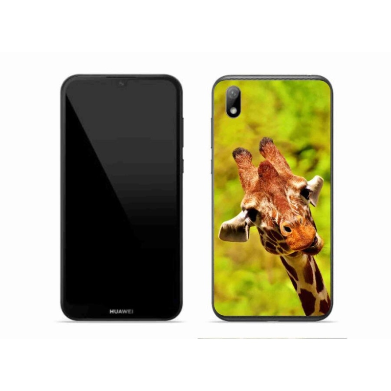 Gél borítás mmCase a Huawei Y5 (2019) - zsiráfhoz