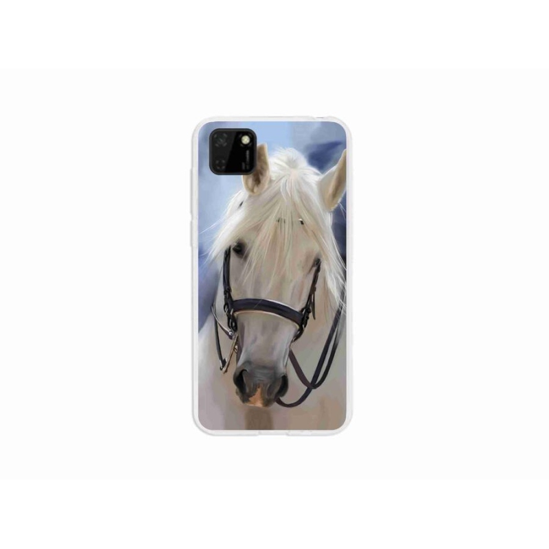 Gél borítás mmCase a Huawei Y5p-hez - fehér ló