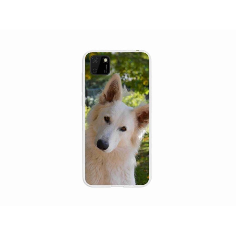 Gél borítás mmCase a Huawei Y5p-hez - fehér svájci pásztor 1