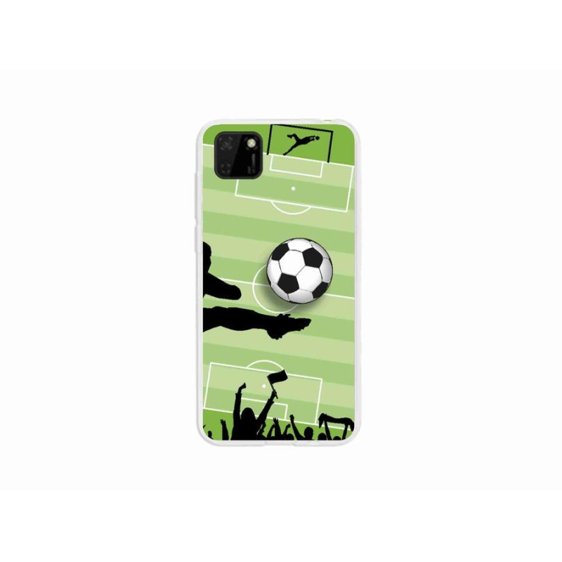 Gél borító mmCase mobil Huawei Y5p - futball 3