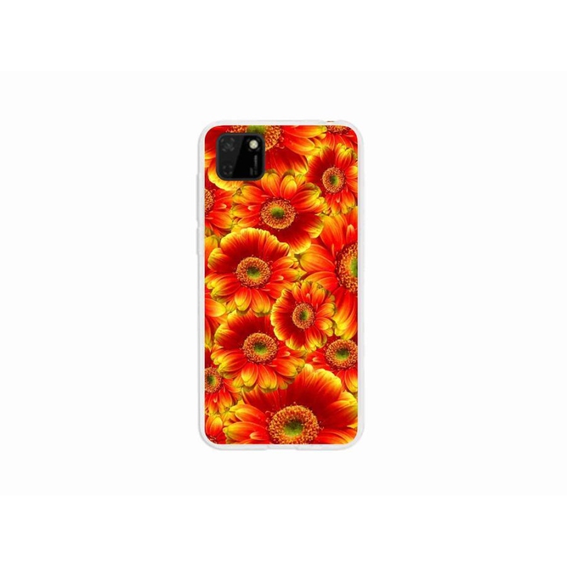 Gél borító mmCase mobil Huawei Y5p - gerbera 1