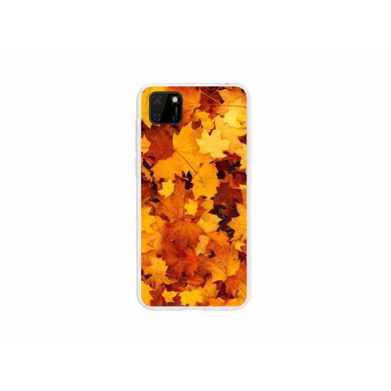 Gél borító mmCase a Huawei Y5p-hez - juharlevelek