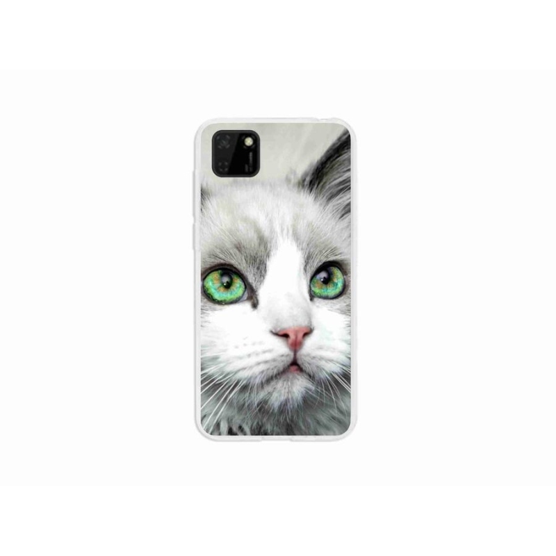 Gél borító mmCase a Huawei Y5p-hez - macskaszem